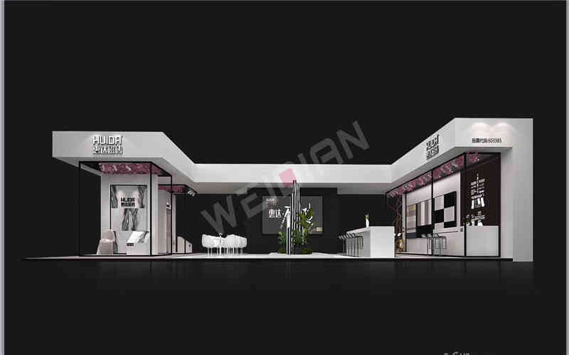 惠達(dá)磁磚成都建材展臺(tái)搭建 惠達(dá)磁磚成都建材展臺(tái)搭建