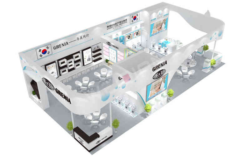 廣州美博會韓國EOS特裝展臺 廣州美博會韓國EOS特裝展臺